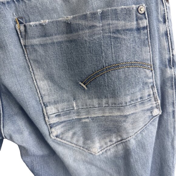 G-STAR RAW GS01 New Radar Tapered Distressed Jeans Men's Size 34x32 - Picture 6 of 16